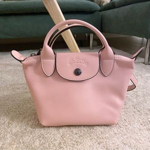 Longchamp Le Pliage mini crossbody leather bag